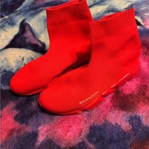 Balenciaga Red Men's Shoes